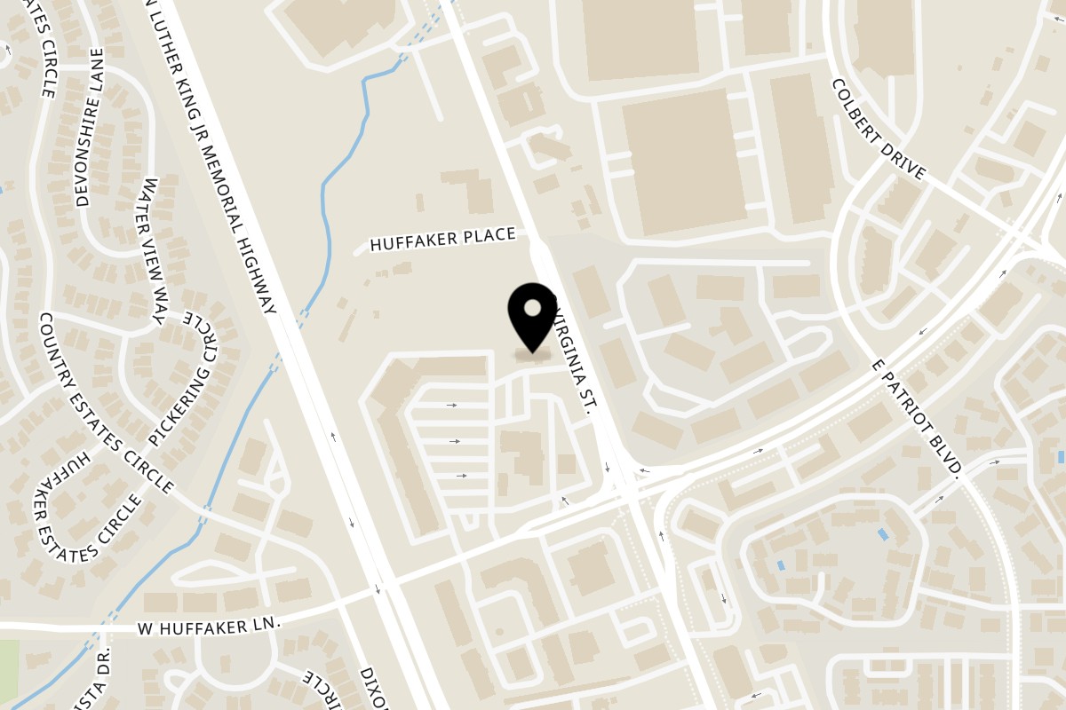Map showing the location of Cook'd Reno on 7671 South Virginia Street in Reno